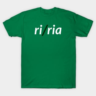 Esperanto Pronouns - Pronomoj - ri/ria T-Shirt